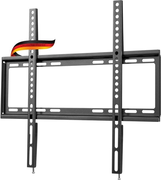 TV-montaggio per parete per schermo da 32 a 75 pollici TV-montaggio per parete max. 35 kg max. VESA 400x400 nero inclusa accessori di montaggio
