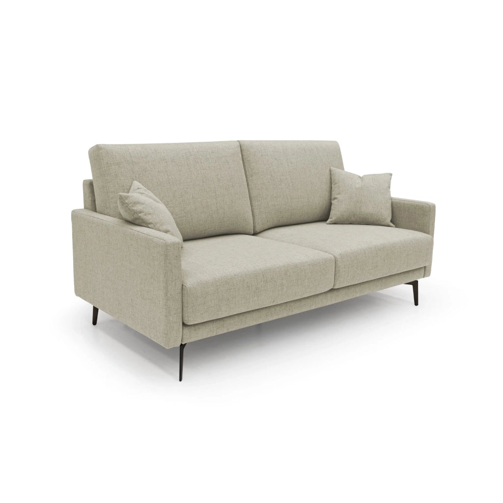 Saturno Divano moderno in tessuto morbido impermeabile T03 140 cm beige