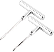 Set di riparazione pneumatici Heavy-duty - 2 pezzi - Trapano a punta cuneata/Trapano espansione - Acciaio CrMo - Duraturo - Facile da utilizzare - Set di riparazione