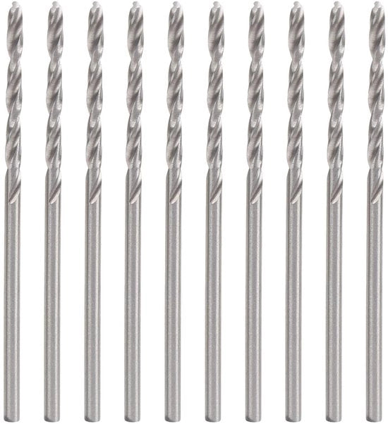 Set di punzoni a spirale 1,75 mm - Acciaio rapido - 10 pezzi - Attrezzatura per gioielli - Scatola di conservazione in plastica - Duraturo - Set di punzoni