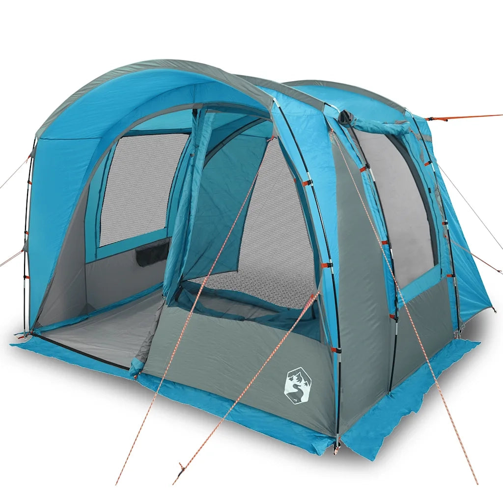 Tenda da Campeggio da Auto per 4 Persone-Tenda per Famiglie Blu Impermeabile 815720