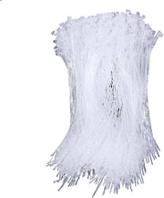 Fili di fissaggio in plastica 8.5cm/12.5cm per sicurezza, etichette e tessuti - 1000 pezzi trasparente bianco con chiusura a molla per pelle e scarpe