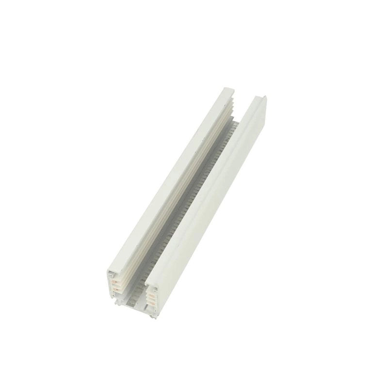 Sistema Illuminazione Binario Trifase Bianco, Binario Connettori Giunti Accessori (Binario 3M)