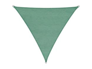 VELA OMBREGGIANTE HDPE TRIANGOLARE VERDE  mt.3x3x3    VETTE