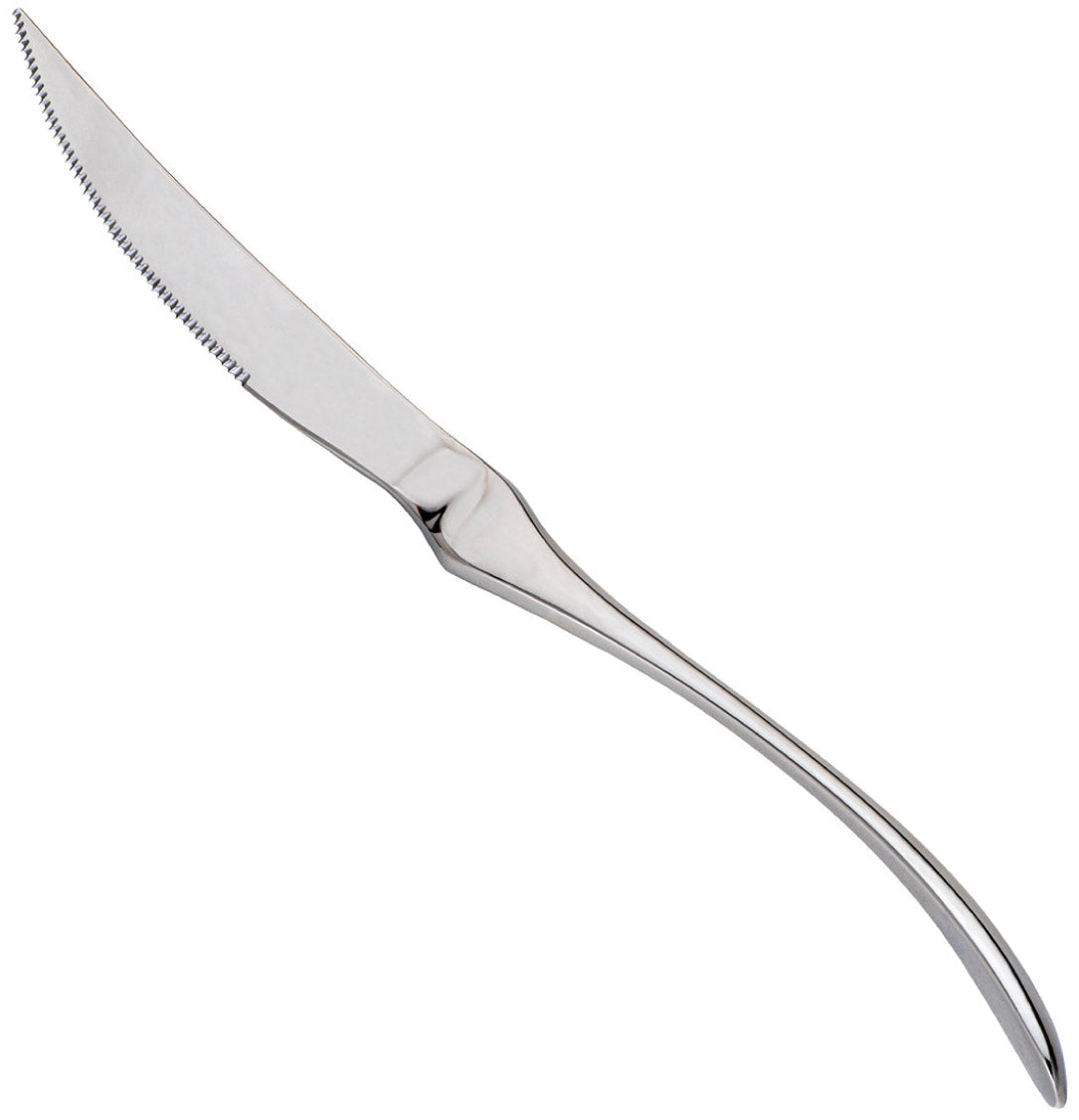 Set 6 Coltelli da Tavola Lama Seghettata in Acciaio Inox Trek