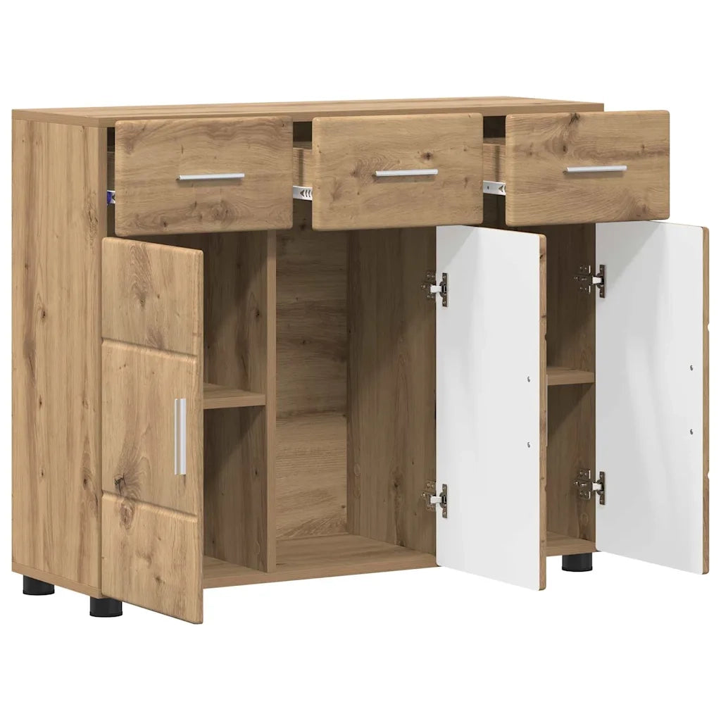 Credenza FLORIN Rovere artigianale 88,5 x 30,5 x 73 cm