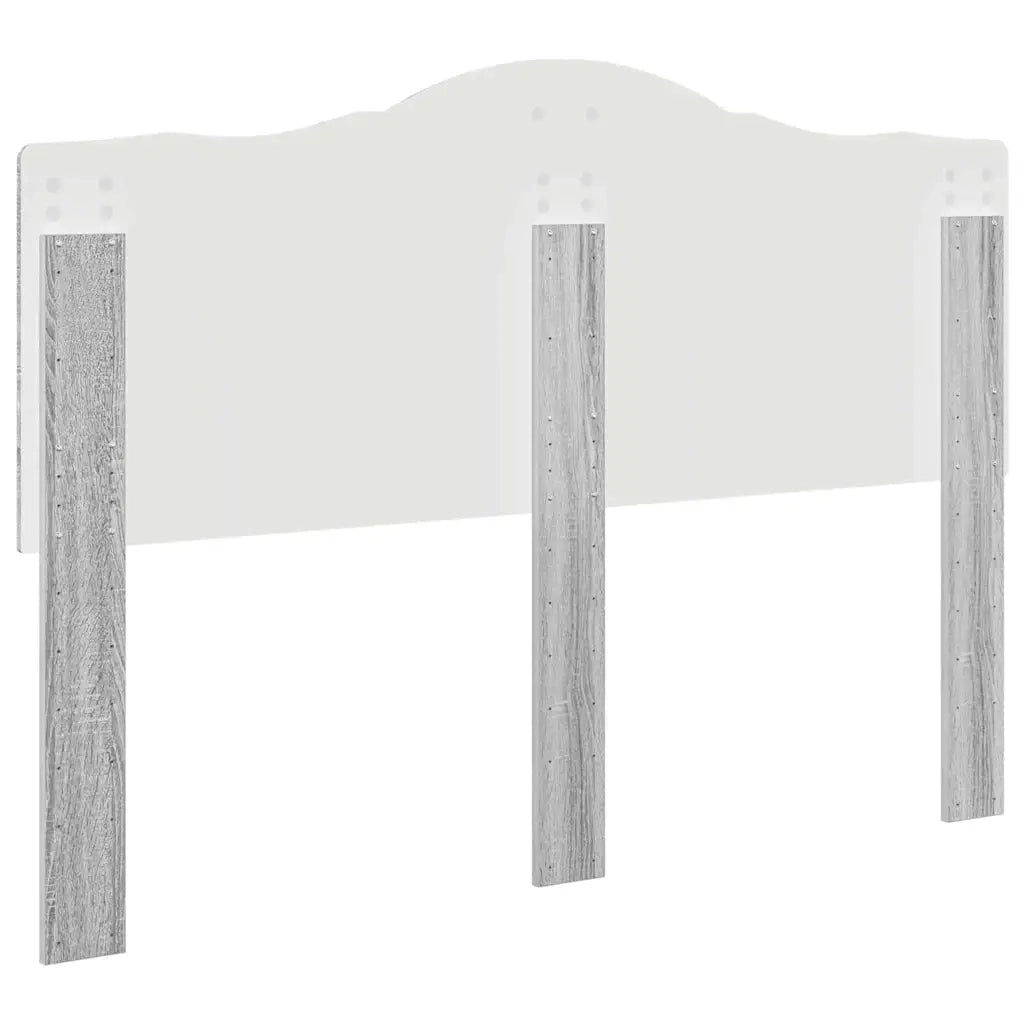 Testiera-Testata-Testiera Decorativa Grigio Sonoma 160 cm Legno multistrato 395627