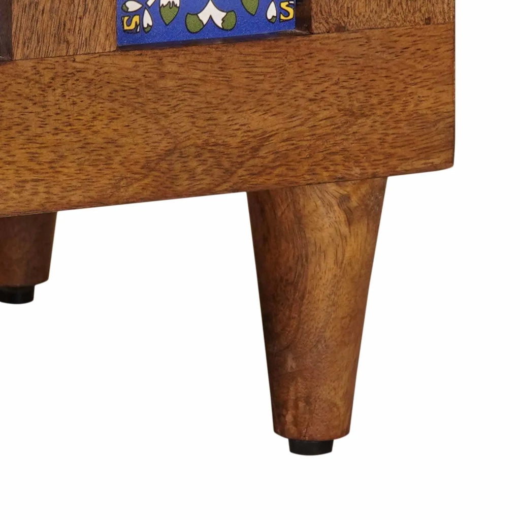 Armadio da Notte con cassetto Marrone 50 x 33 x 62 cm