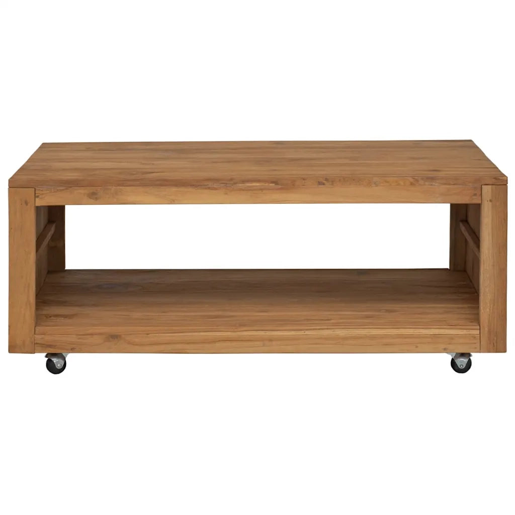 Tavolino da salotto | Tavolino da caff¨¨ | Tavolino da Soggiorno 110x60x40 cm in Legno Massello di Teak