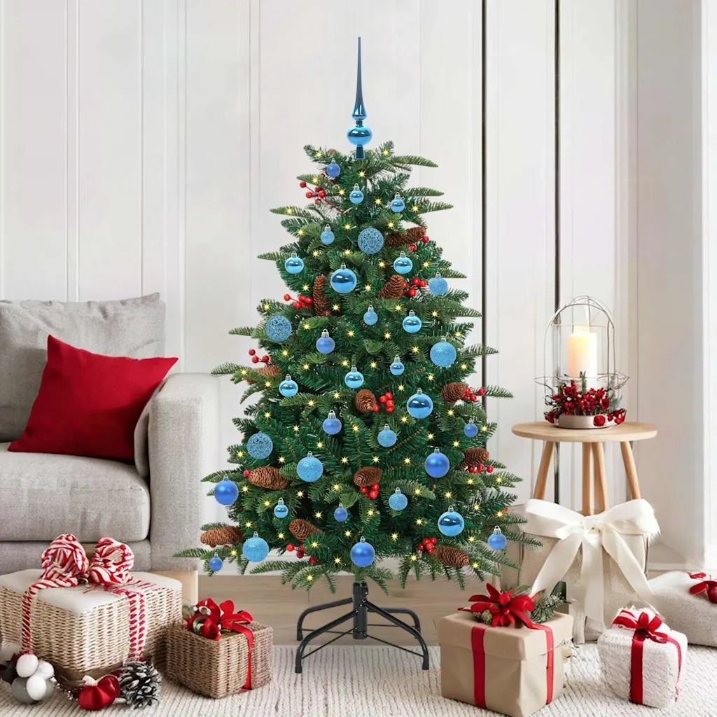 Albero di Natale | Decorazioni natalizie artificiale con 150 LED Verde 150 cm