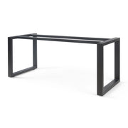Telaio per Tavolo 'Fai da Te' Vestmalu Struttura a Gambe Rettangolari 180 x 70 x 72 cm - Nero [en.casa]