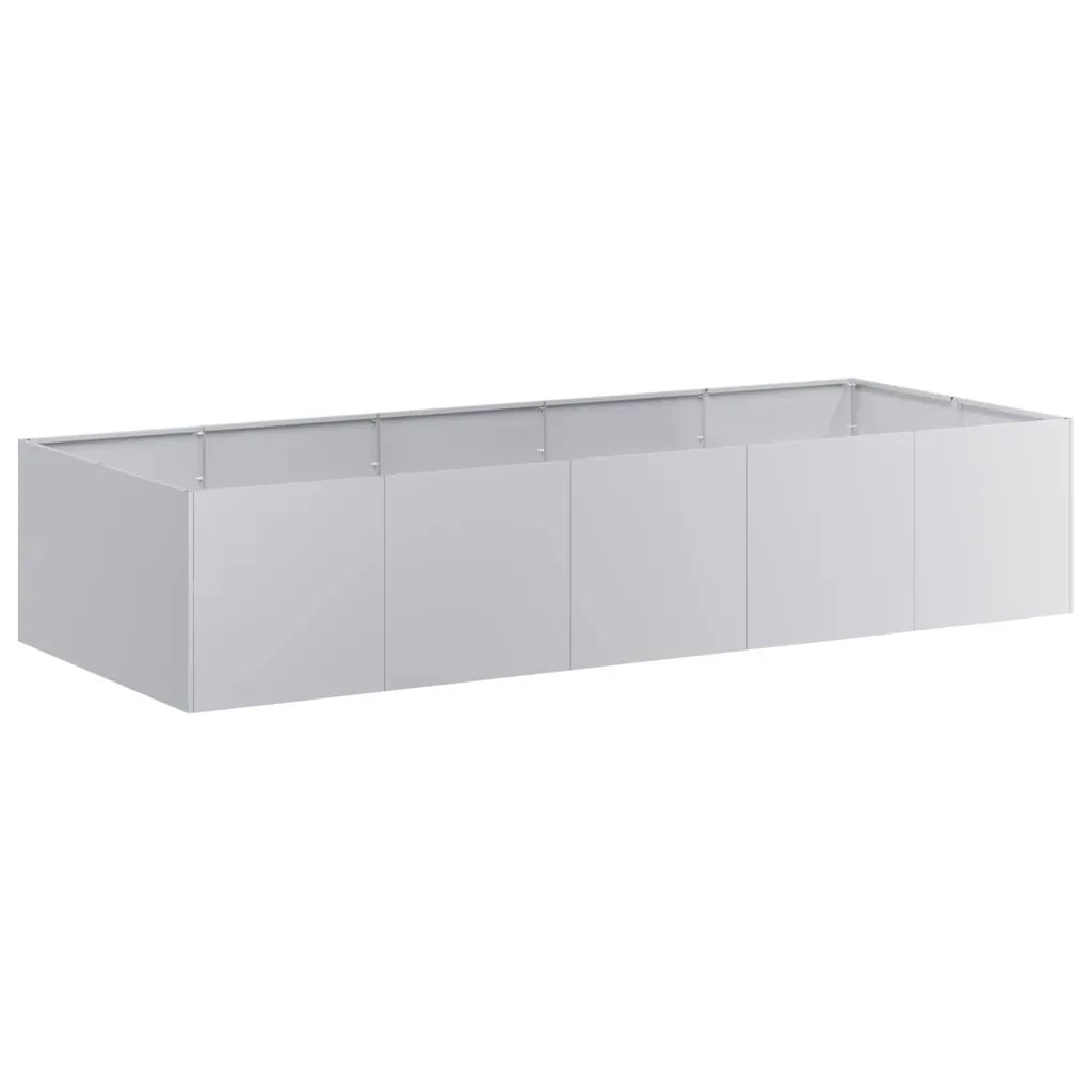 Fioriera 200x80x40 cm in Acciaio Zincato 860757
