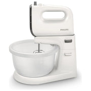 Philips HR3745-00 Viva Collection Sbattitore con base 450 W 5 velocita' Turbo ciotola 3 L fruste coniche colore Bianco