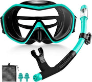 Duikmasker panoramico anti-lecco per adulti - Vetro resistente