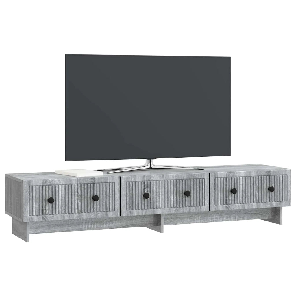Mobile TV Grigio Sonoma 147 x 34,5 x 30 cm Legno ingegnerizzato