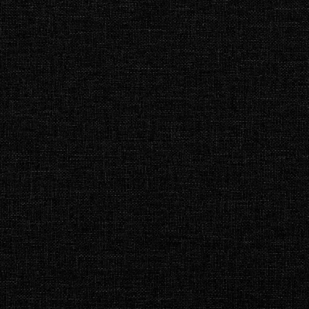 Letto da Giorno Nero 80x200 cm in Tessuto 354108