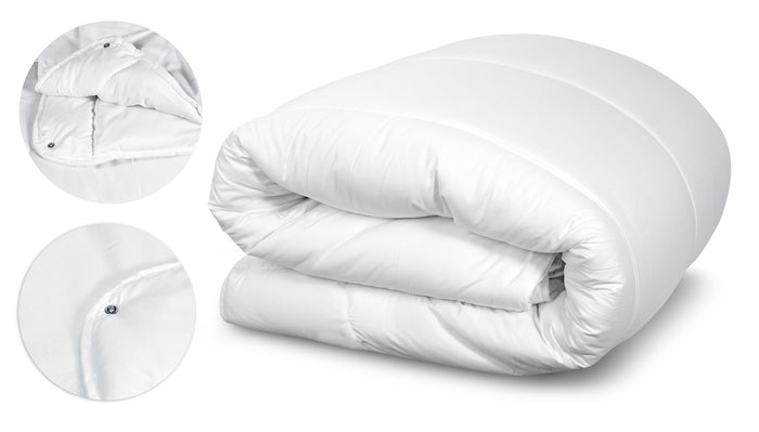 AIO FACTORY Piumino 200x220 cm 4 Stagioni Microfibra Antiallergica