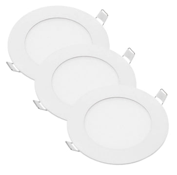 Pannello led incasso 110 cm 6watt slim tondo alimentatore incluso 4500k pezzi 3