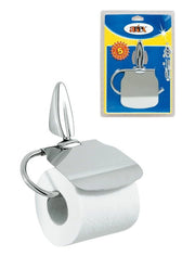 Portarotolo Portacarta Igienica da Parete WC Glaciar Cromato Artex