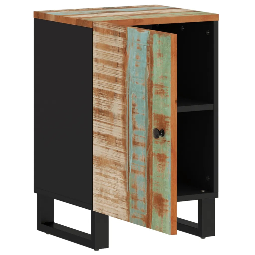 Mobile da Bagno 38x33x58cm Legno Massello di Recuperocod mxl 105457