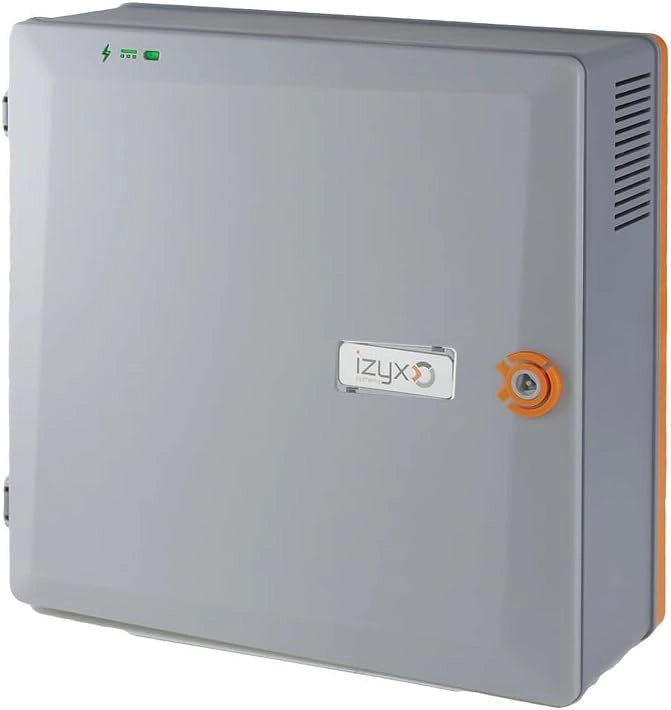 Alimentazione in gabinetto ABS con porta 230 Volt AC uscita 24 Volt DC 2.5 Ampere senza batteria di backup