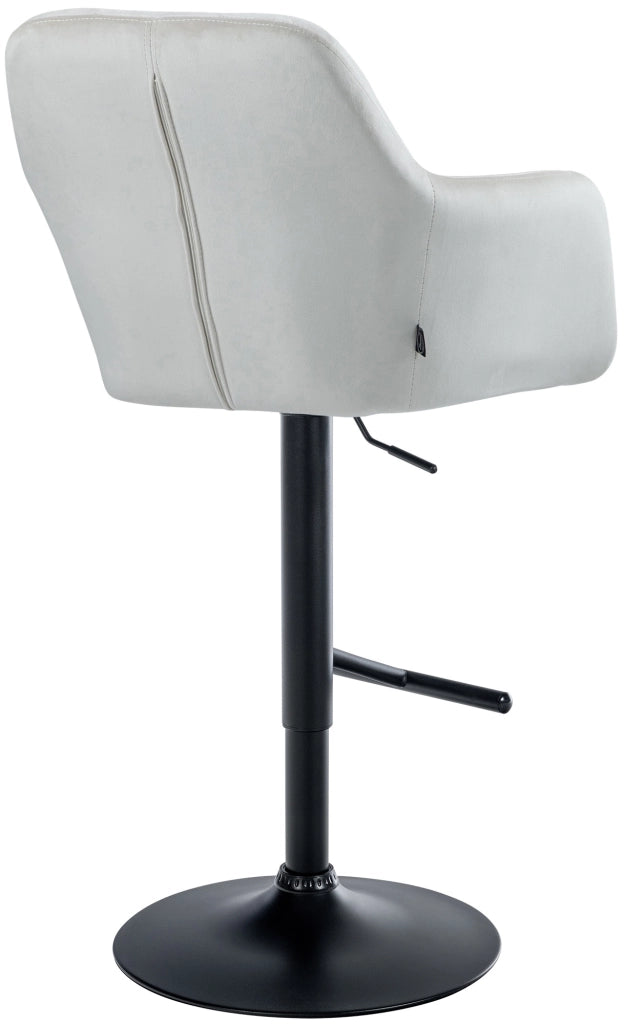 Barhocker Natoma Samt schwarz
