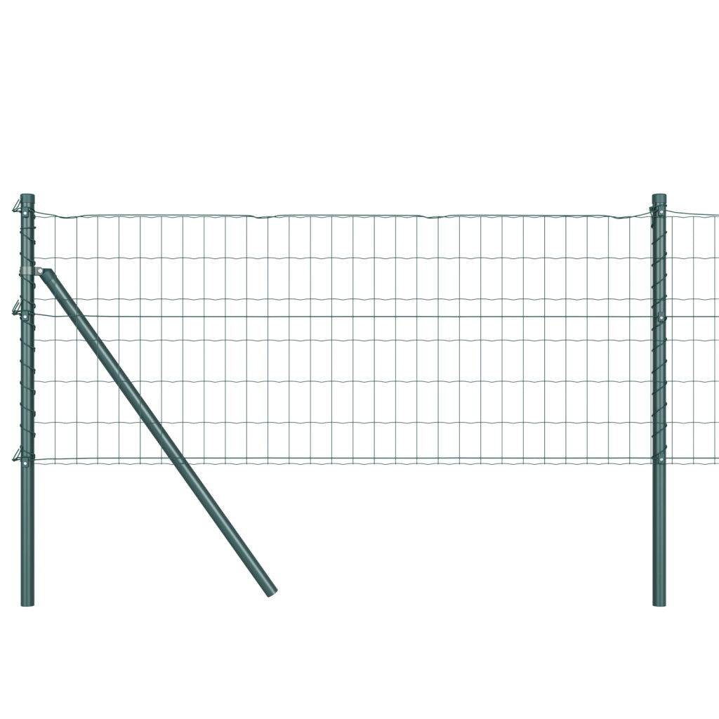 Euro Fence con 13 post 0.4x25 m In acciaio zincato Verde