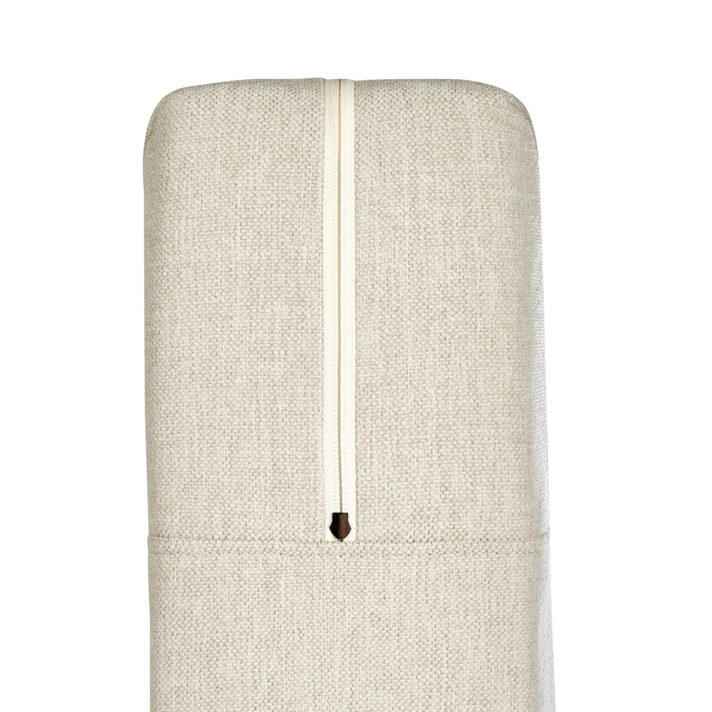 Divano letto king size UE con contenitore 160 x 200 cm Rivestimento beige con materasso a molle Bonell