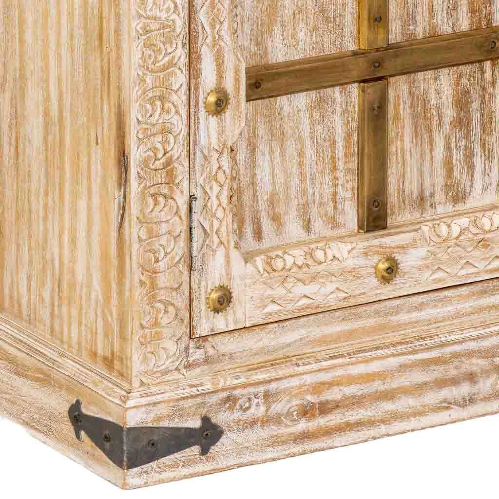 Armadio in legno beige 99x46x180h cm