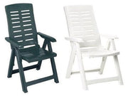 POLTRONE POLTRONA SDRAIO SEDIE SEDIA IN RESINA MULTIPOSIZIONE YUMA CM 60x61xH109