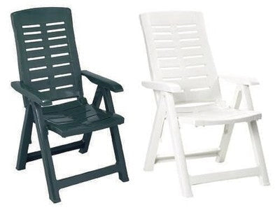 POLTRONE POLTRONA SDRAIO SEDIE SEDIA IN RESINA MULTIPOSIZIONE YUMA CM 60x61xH109