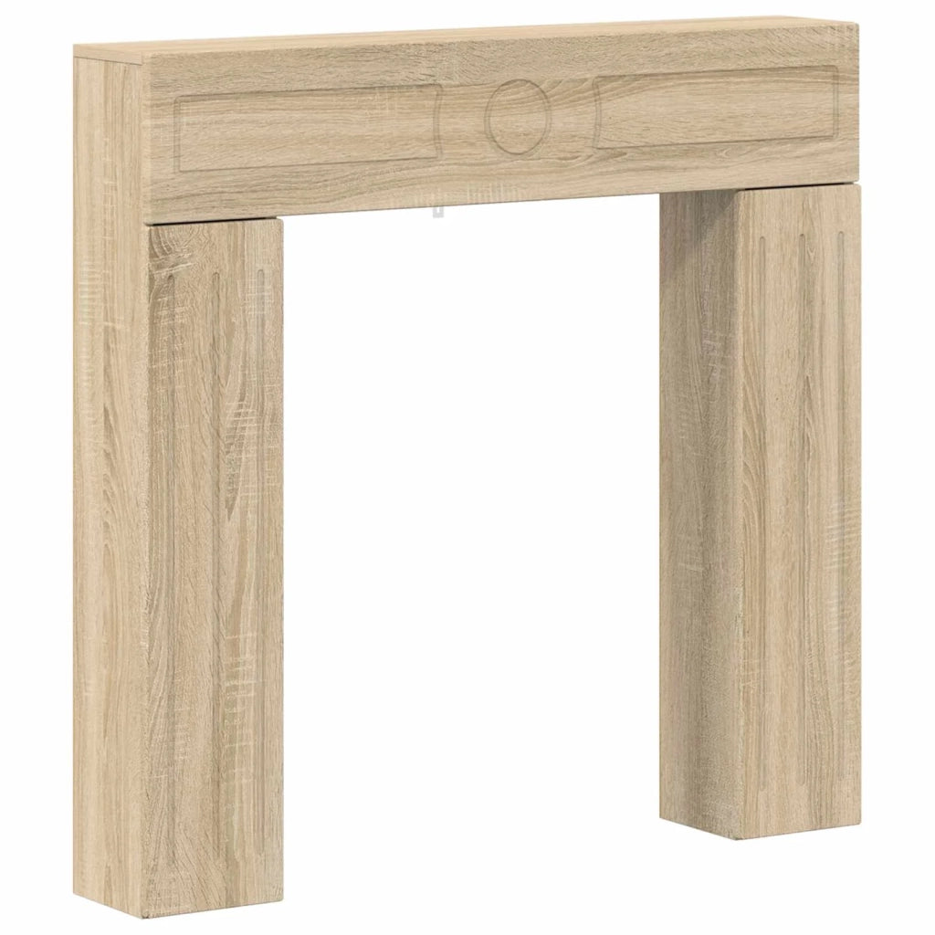 Cornice per camino Rovere Sonoma 102 x 18 x 100,5 cm 8006608