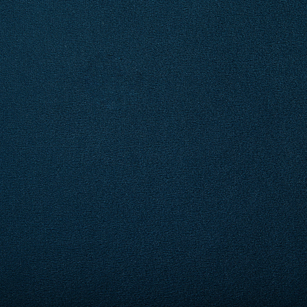 Divano in velluto blu navy a 3 posti con schienale capitonnè imbottito con gambe in legno