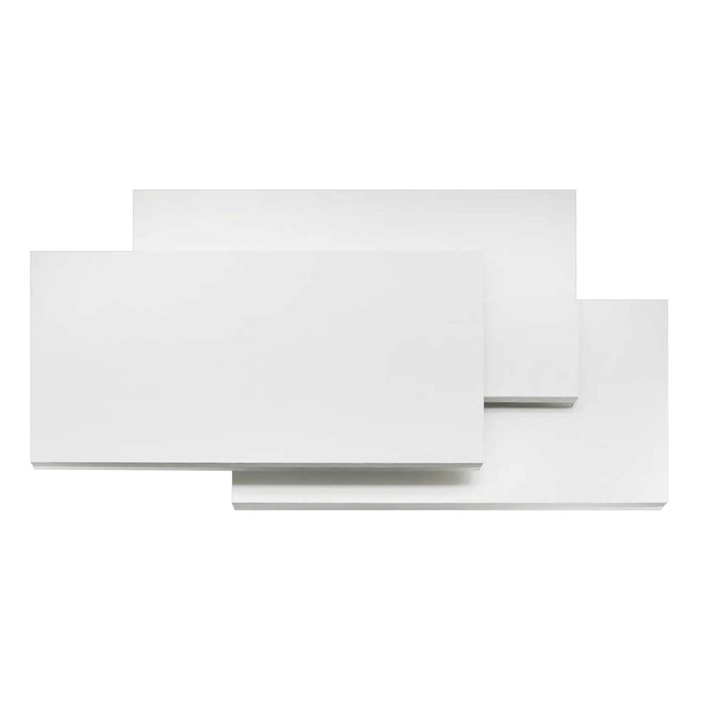 Applique moderno rettangolare LED 12W CCT 3 temperature di luce da 3000K a 6500K lampada parete muro soggiorno ufficio 230V