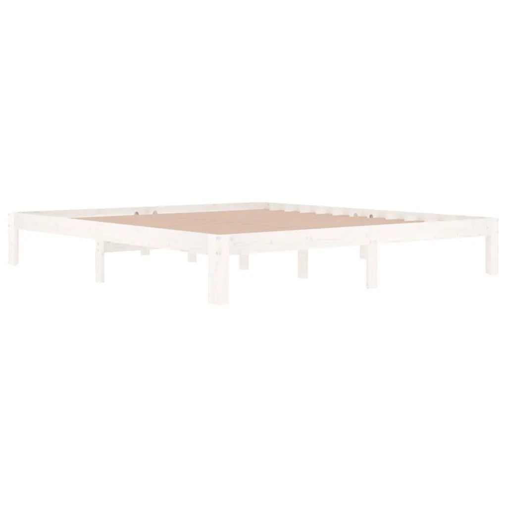 Giroletto Bianco in Legno Massello 180x200 cm 6FT Super King cod mxl 59759