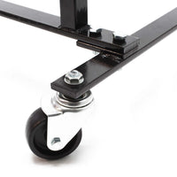 Supporto a rotelle per trasportare e riporre 4 carrelli sposta auto