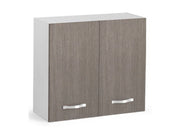 Mobile Cucina Pensile 2 Ante 80X30X72H FINITURA LARICE GRIGIO