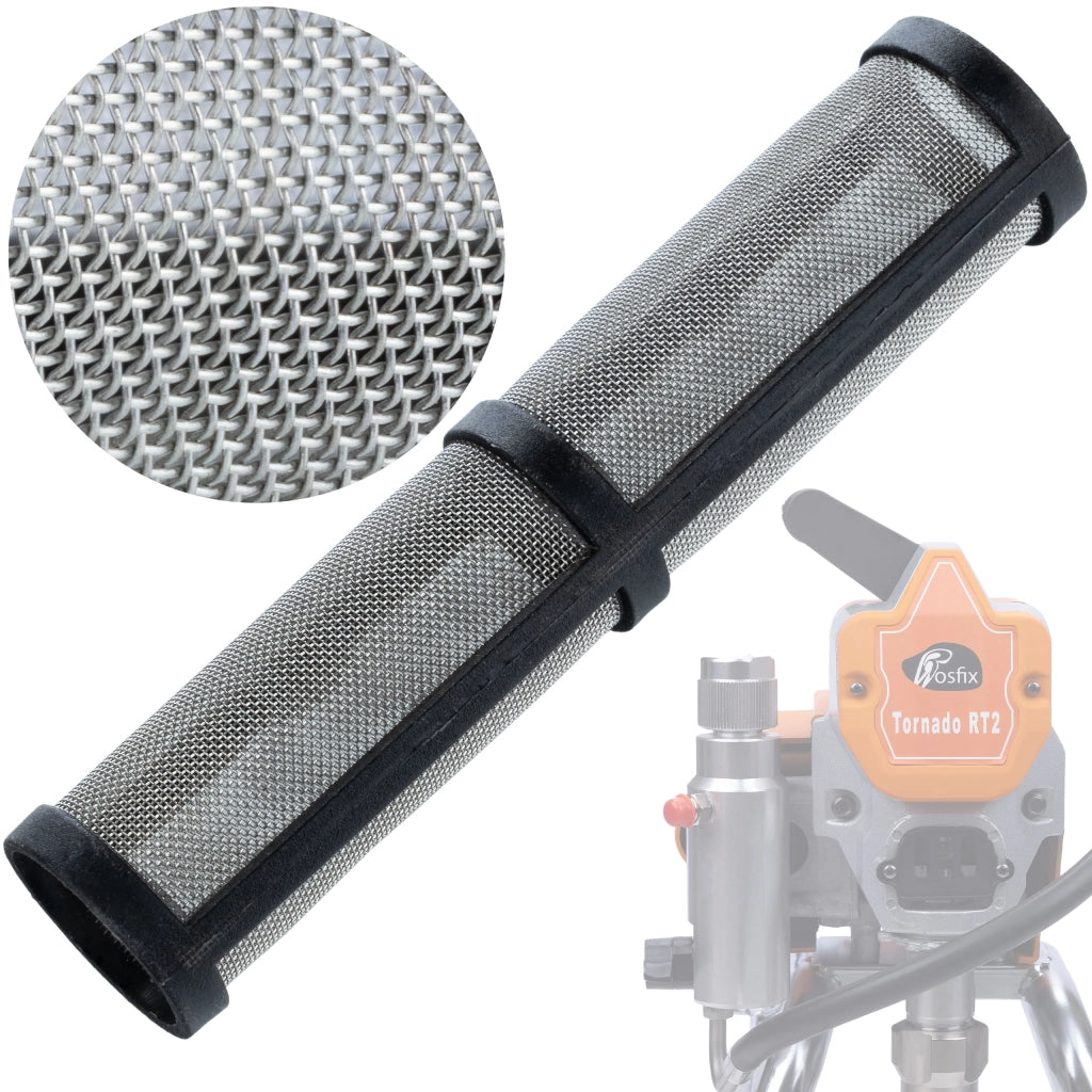 Filtro per Spruzzatore Airless di Verniciatura – 91mm 60 Mesh | Compatibile con Rosfix Tornado RT2/RT3/RT4, Graco