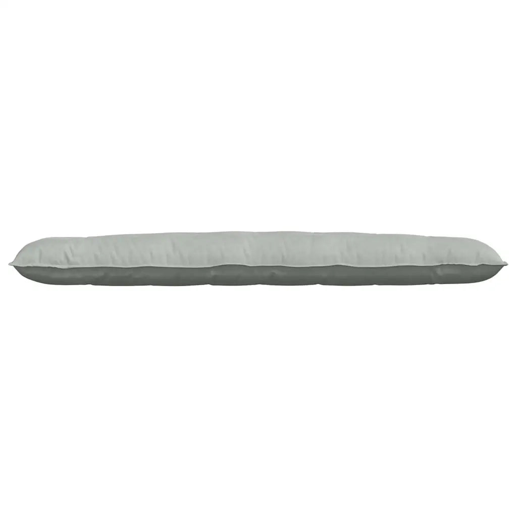 Cuscino per Schiena | Cuscino dorsale Grigio chiaro 200 x 50 cm Tessuto in Cords