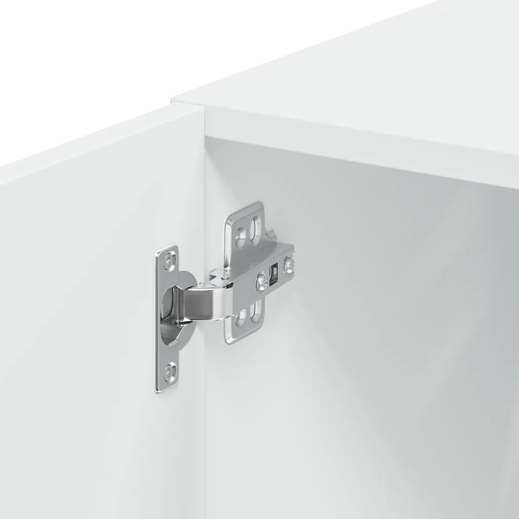 Mobile Sottile Bianco 30x42,5x225 cm in Truciolato CFW3567968