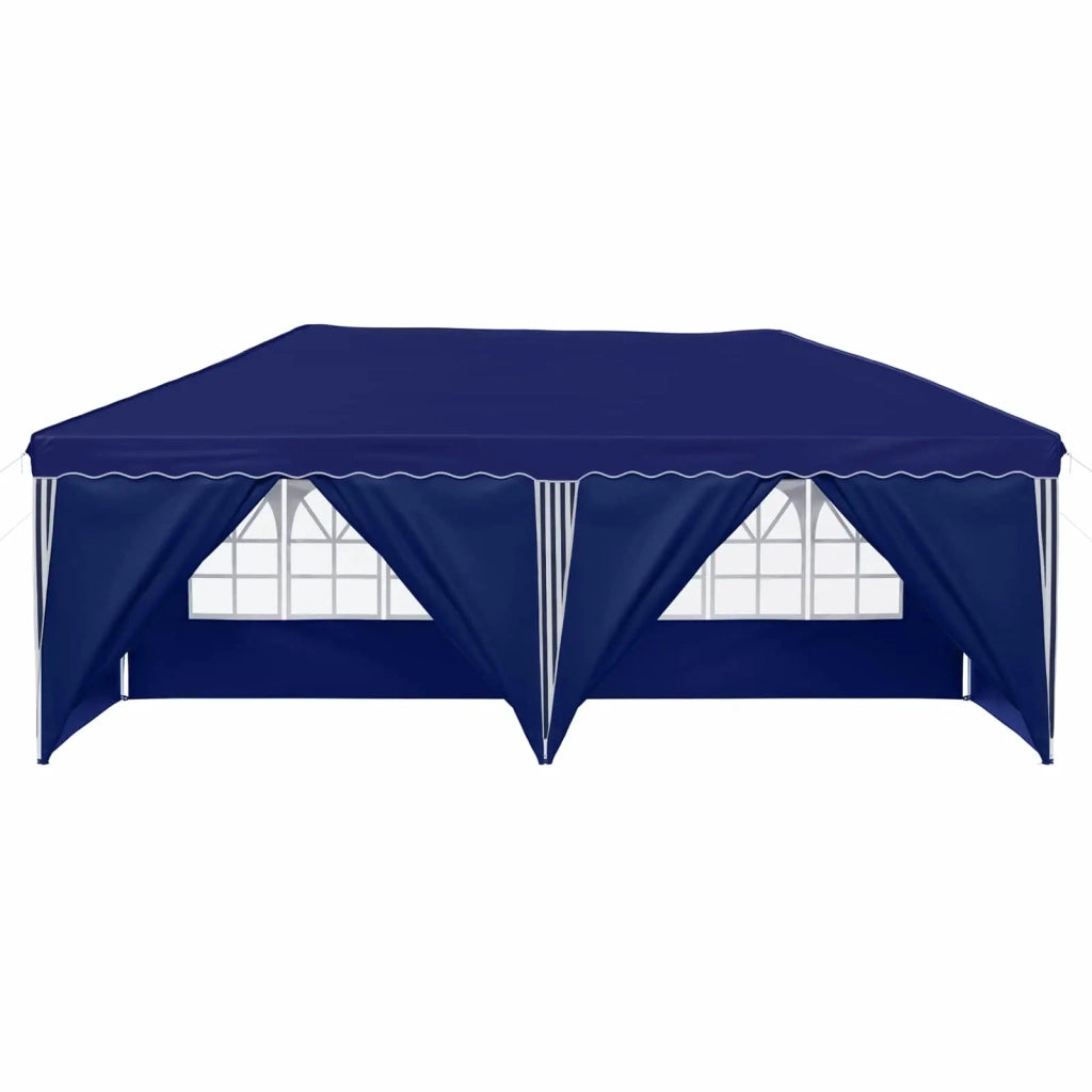Tenda per feste a pop-up 575 x 288 x 245 cm Blu