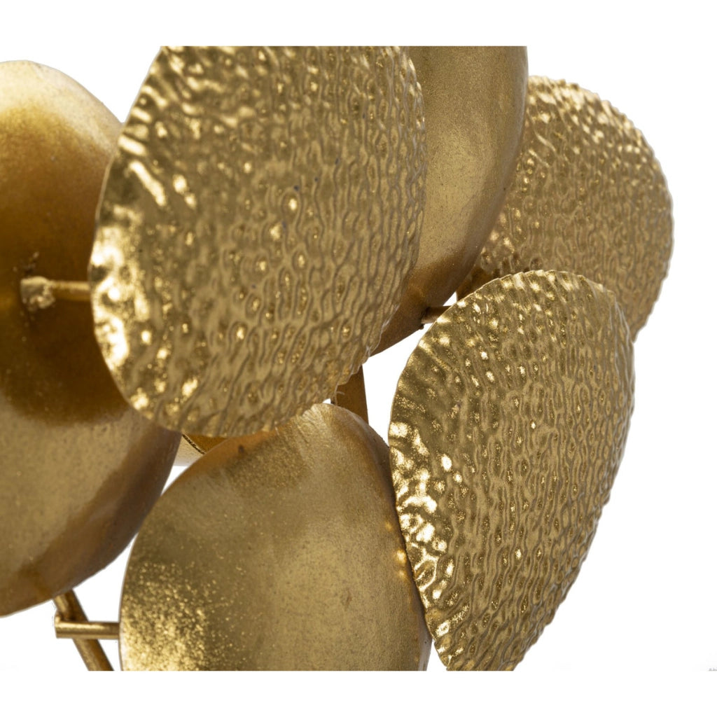 Lampada a Parete Sassi 1, Oro, Metallo, 44x11x28 cm