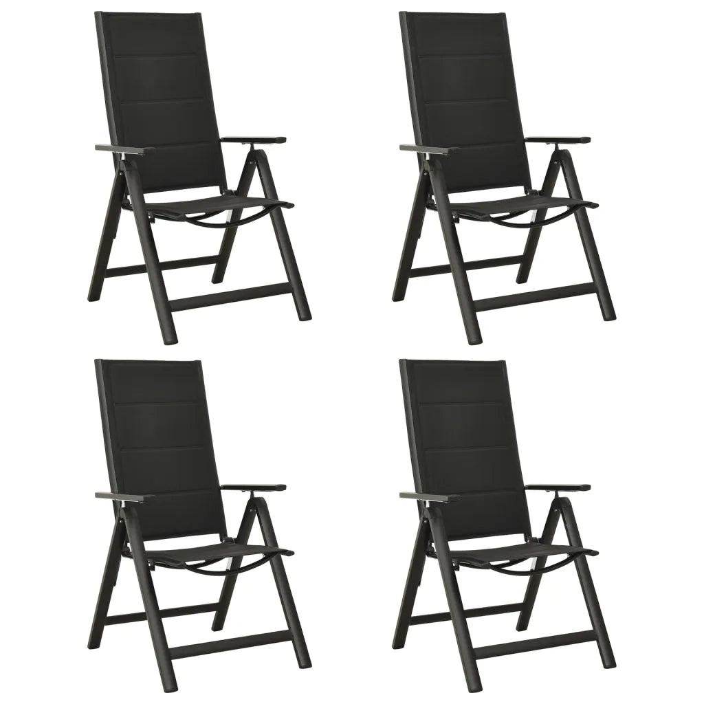 Set Mobili da Pranzo per Giardino 5 pz in Alluminio Antracite 3070634