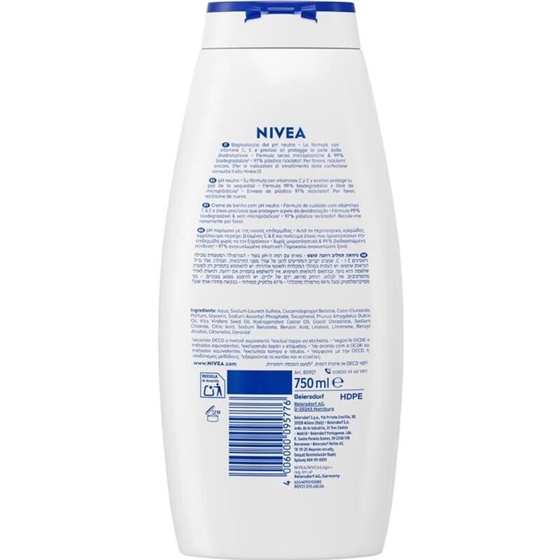 NIVEA BAGNO DOCCIA CREME SOFT 750 ML
