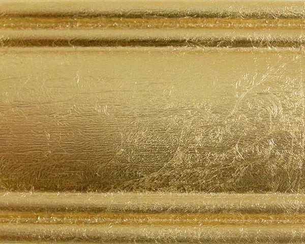 Cassettiera classica in legno bassano e profili oro 79x50x144 - Mobili 2G