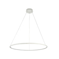 Lampada pendente Modern in Metallo Nola Bianco