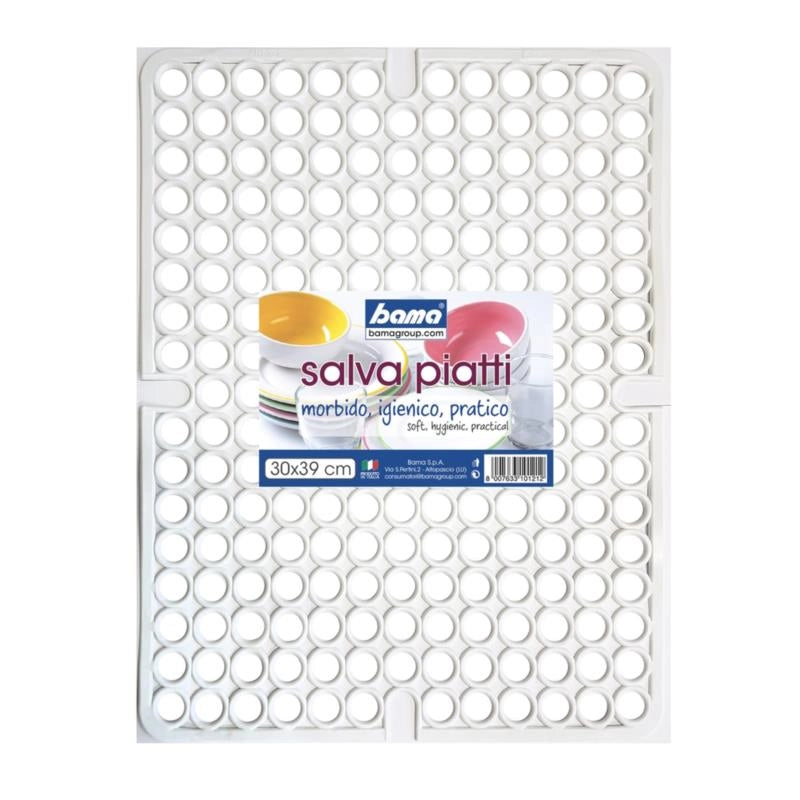 GRIGLIA COPRI LAVELLO 30x39 cm - Col. Bianco - BAMA
