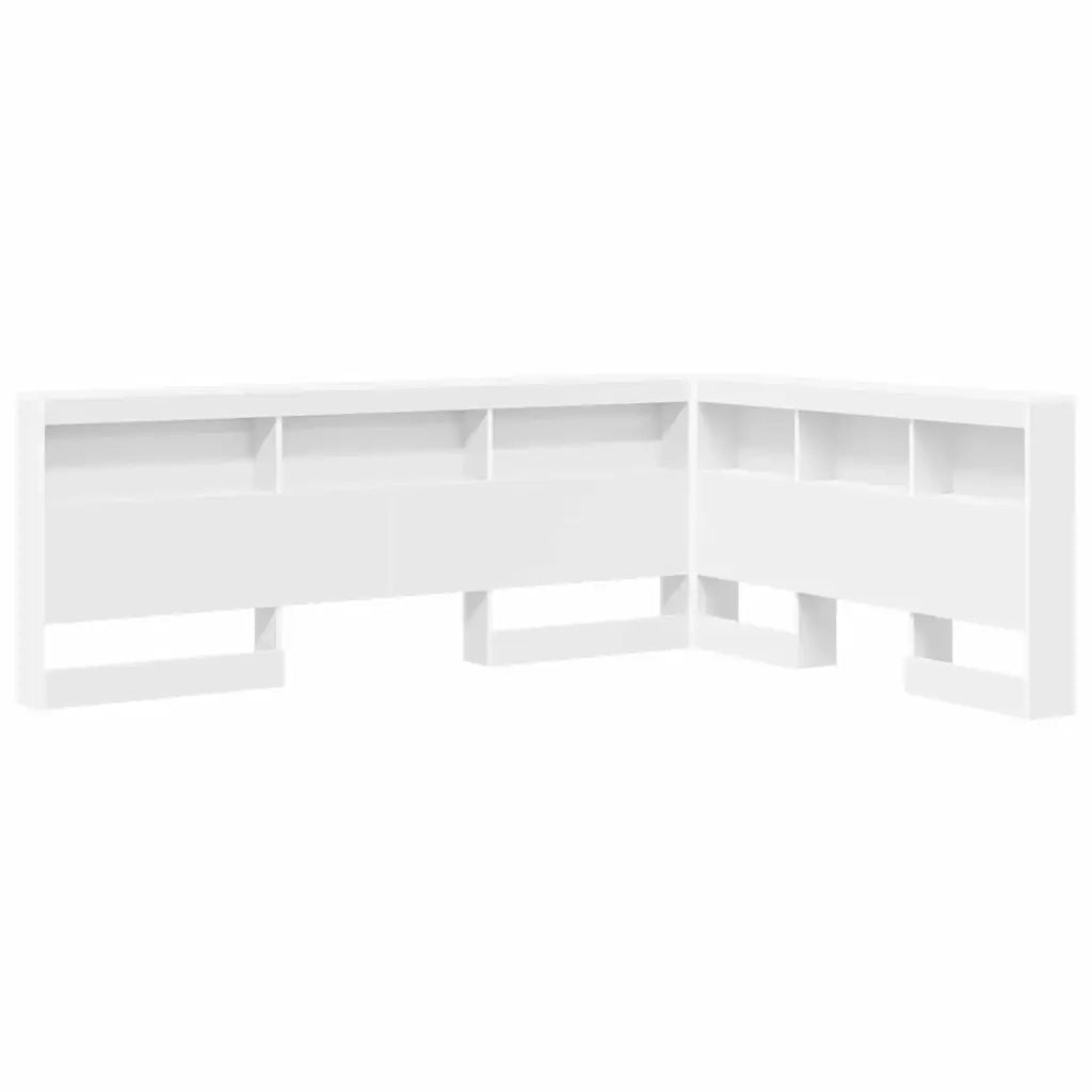 Testiera | Testata contenitore Bianco 140 cm Legno multistrato
