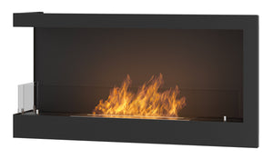 Camino a Bioetanolo da Incasso 90x45 cm Corner 900 Left Sinistro Nero