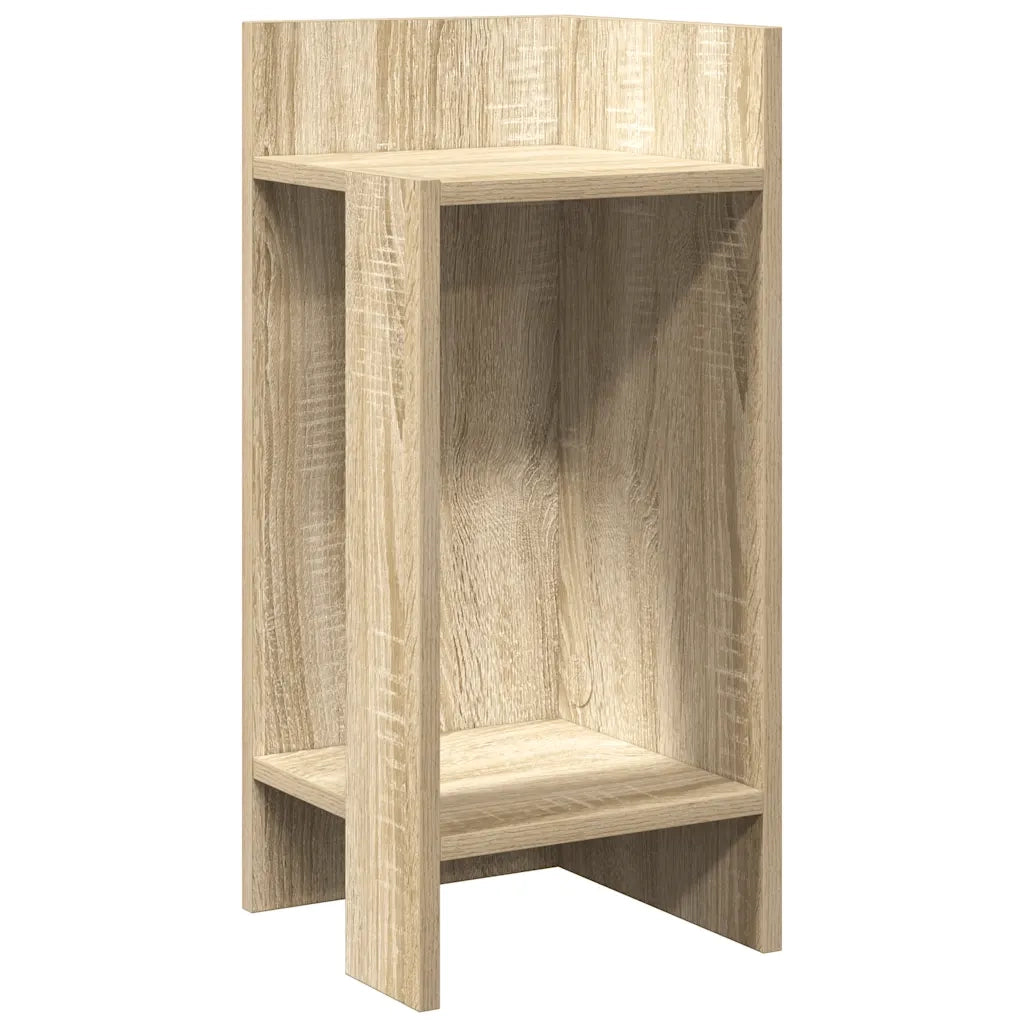 Tavolini Laterali 2pz con Ripiano Rovere Sonoma 25,5x27x60 cm 858547